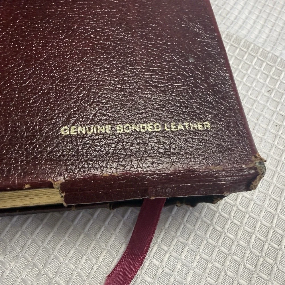 Nelson Open Bible 1985 KJV Expanded Edition Genuine Leather Soft Cover Red
